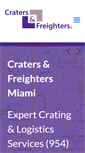 Mobile Screenshot of cratersandfreightersmiami.com